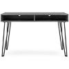 Picture of Strumford Home Office Desk, Charcoal/Black *D