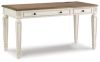 Picture of Realyn Home Office Lift Top Desk, White/Brown *D
