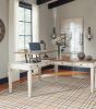 Picture of Realyn Home Office Lift Top Desk, White/Brown *D