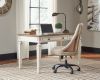 Picture of Realyn Home Office Lift Top Desk, White/Brown *D