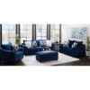 Picture of Velour Navy Loveseat