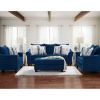 Picture of Velour Navy Loveseat