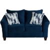 Picture of Velour Navy Loveseat