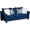 Picture of Velour Navy Sofa