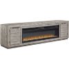 Picture of Naydell 92" TV Stand with Firebox