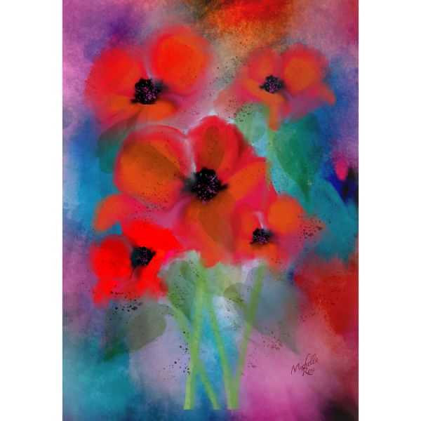 Picture of Vibrant Poppies 1