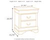Picture of Alisdair Two Drawer Night Stand *D