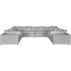 Picture of Posh Dove 8 Piece Pit Sectional