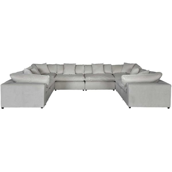 Picture of Posh Dove 8 Piece Pit Sectional
