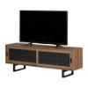 Picture of Balka - 63" TV Stand with Sliding Doors, Oak *D