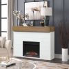 Picture of Mccombs 62" White Fireplace