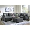 Picture of Edenfield Charcoal 3 Piece Sectional with RAF Chai