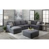 Picture of Edenfield Charcoal 3 Piece Sectional with RAF Chai