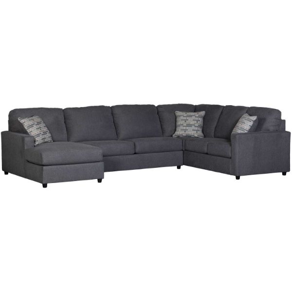 Picture of Edenfield Charcoal 3 Piece Sectional with LAF Chai