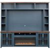 Picture of Nantucket 98" Fireplace and Hutch