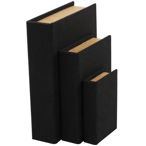 Picture of Black Linen Modern Box