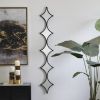 Picture of Black Metal Geometric Wall Mirror