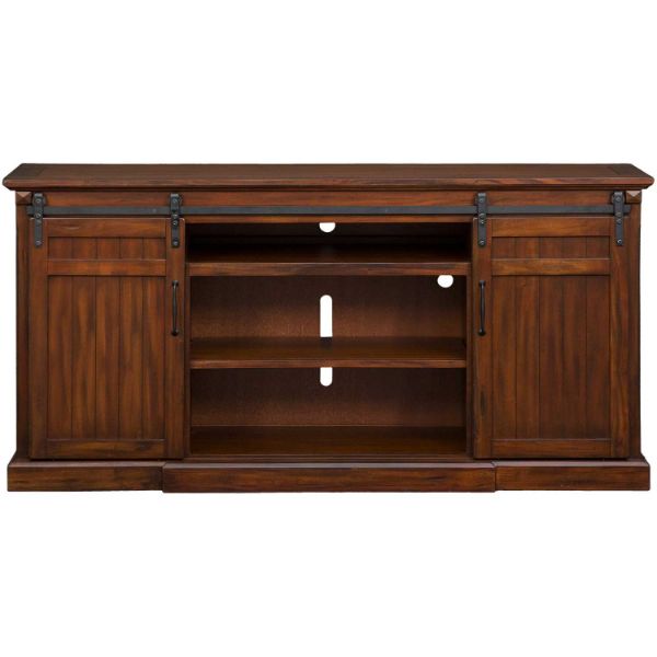 Picture of Sunny 78" Media Mantel, Walnut