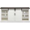 Picture of Sunny 78" Media Mantel, White