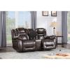 Picture of Oportuna Dual Power Recline Console Loveseat