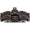 Picture of Oportuna Dual Power Recline Sofa with Drop Table