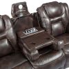 Picture of Oportuna Dual Power Recline Sofa with Drop Table