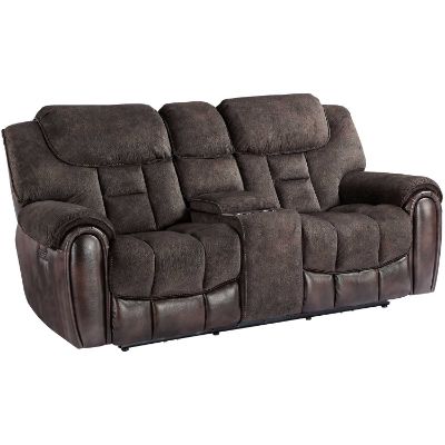 Picture of Apollo Dual Power Recline Console Loveseat