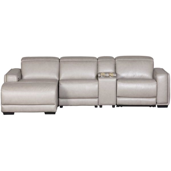 Picture of Correze 4-Piece Dual Power Reclining Sectional with Chaise