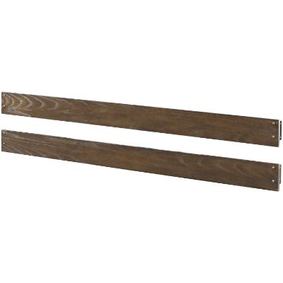 Picture of Olivia Dark Wood Full Size Bed Rails ONLY