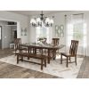 Picture of Canyon Creek Dark Wood Dining Bench