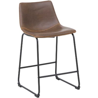 Picture of Hui 24" Vintage Brown Barstool