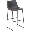 Picture of Hui 30" Vintage Black Barstool