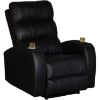 Picture of Crow Black Dual Power Recliner