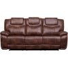 Picture of Weston Reclining Sofa with Drop Down Table