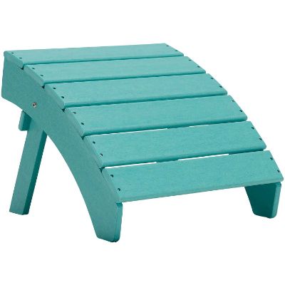 Picture of Sundown Treasure Adirondack Ottoman Turquoise