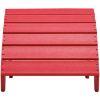 Picture of Sundown Treasure Adirondack Ottoman Red
