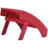 Picture of Sundown Treasure Adirondack Ottoman Red