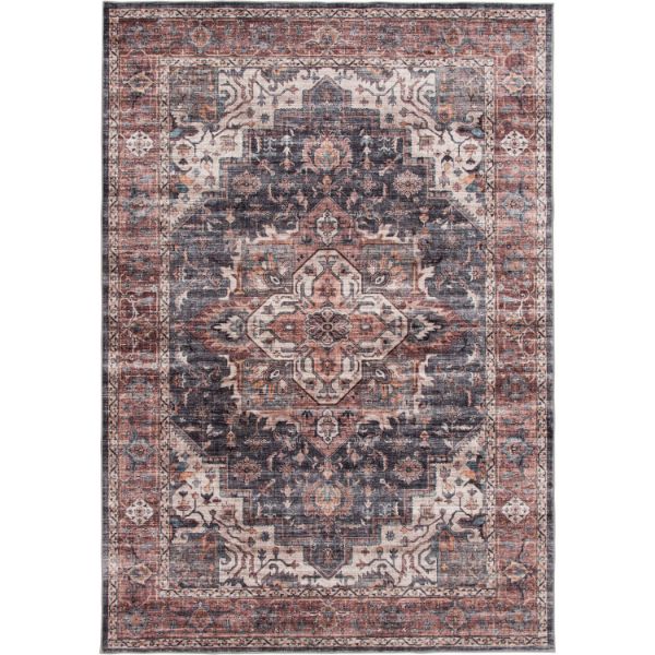 Picture of Rug Ease Rochella Dark Gray Rust