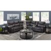 Picture of Sampson Gray 3 Piece Reclining Sectional