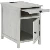 Picture of Treytown White Chairside Table