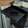 Picture of Treytown Black Chairside Table