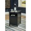 Picture of Treytown Black Chairside Table