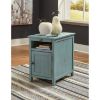 Picture of Treytown Teal Chairside Table