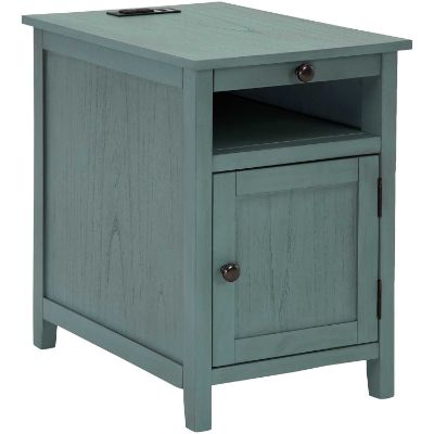 Picture of Treytown Teal Chairside Table