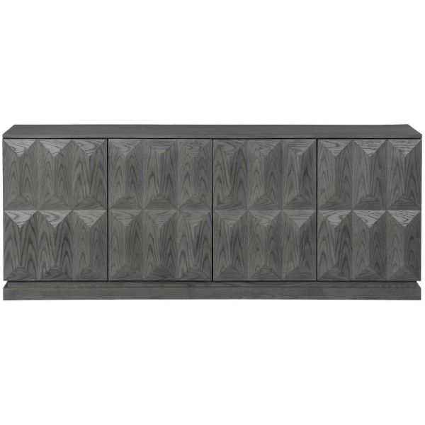 Picture of Geometric Gray Media Console