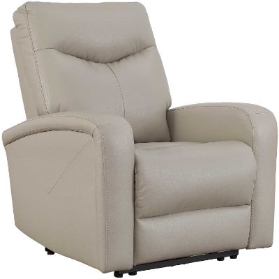 Picture of Dove Gray Dual Power Zero Gravity Recliner