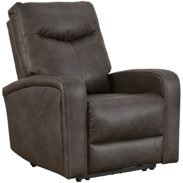 Picture of Quarry Dark Gray Dual Power Zero Gravity Recliner