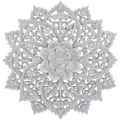 Picture of Poly Round White Wall Decor