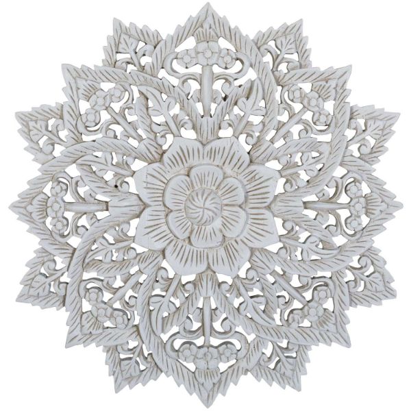 Picture of Poly Round White Wall Decor