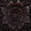 Picture of Poly Round Dark Brown Wall Decor